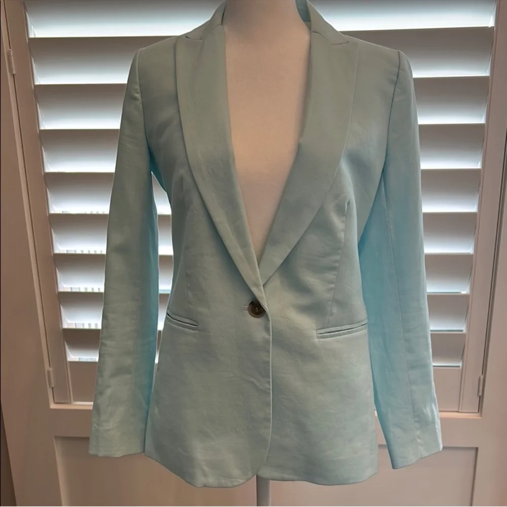 J. Crew Sky Blue Women's Blazer Jacket